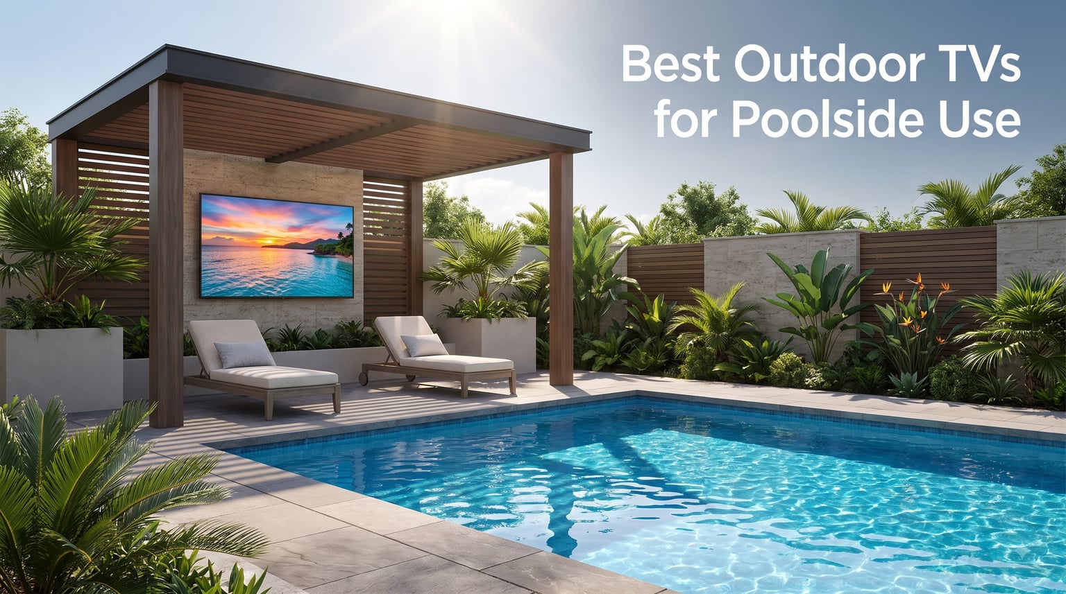 Best Outdoor TVs for Poolside Use