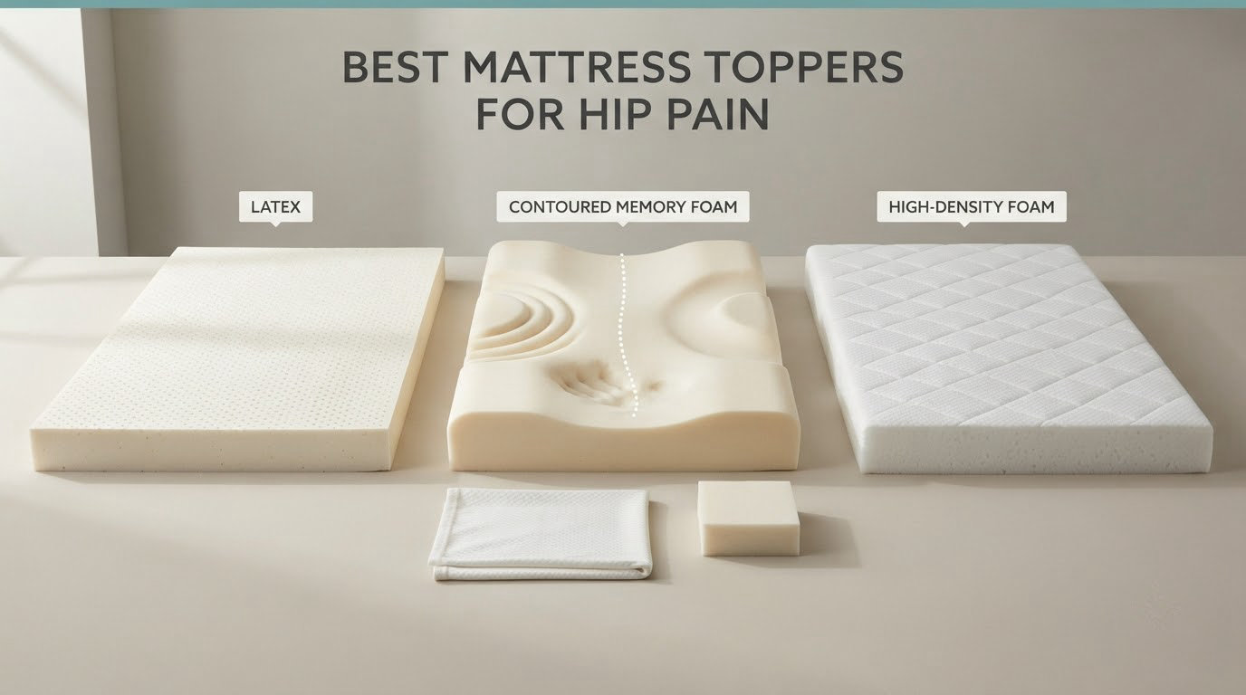 best mattress toppers for hip pain