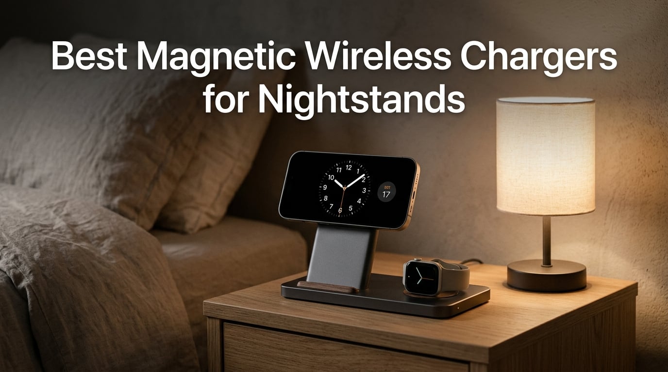 Best Magnetic Wireless Chargers for Nightstands