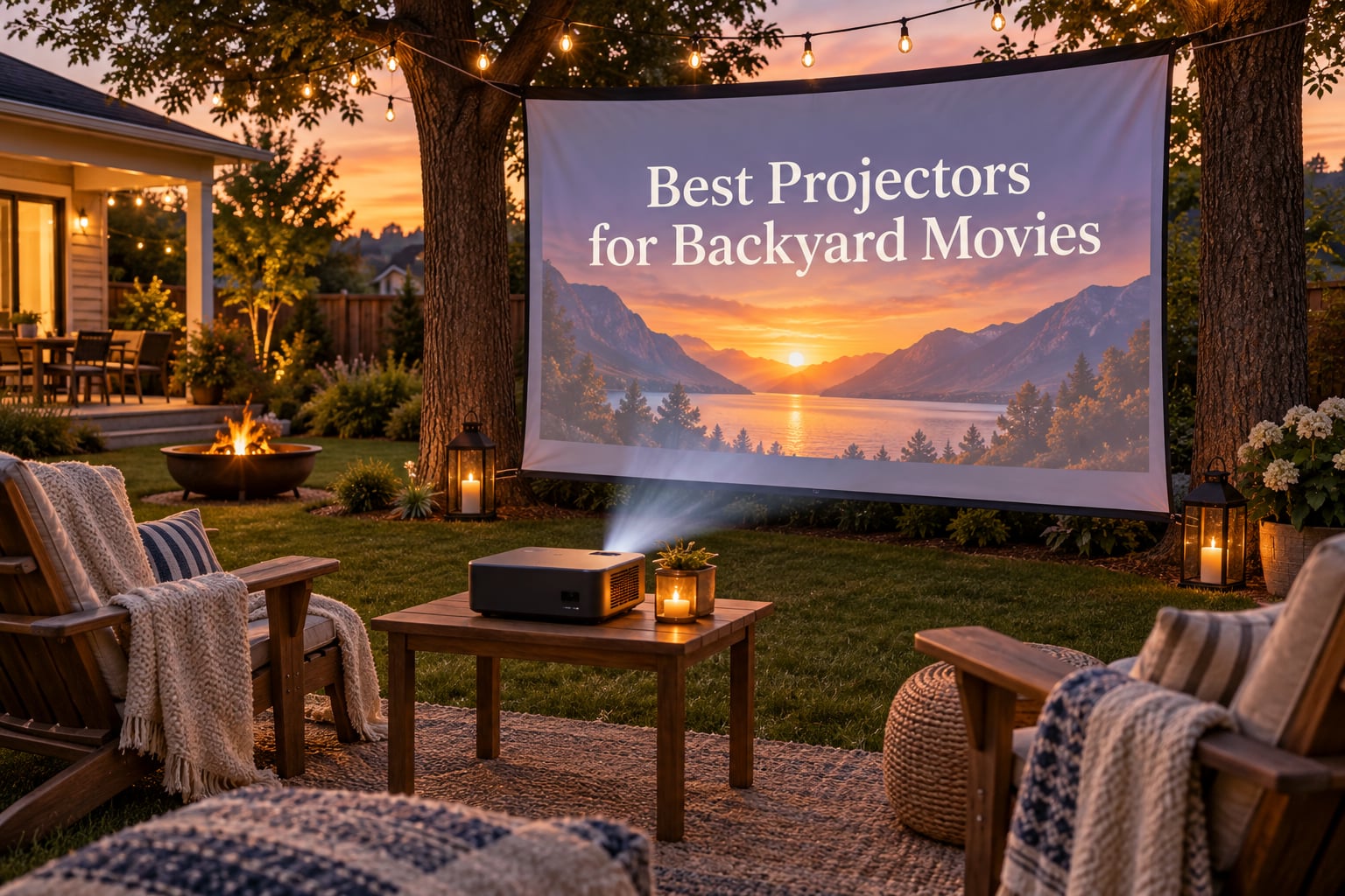Best Projectors for Backyard Movies