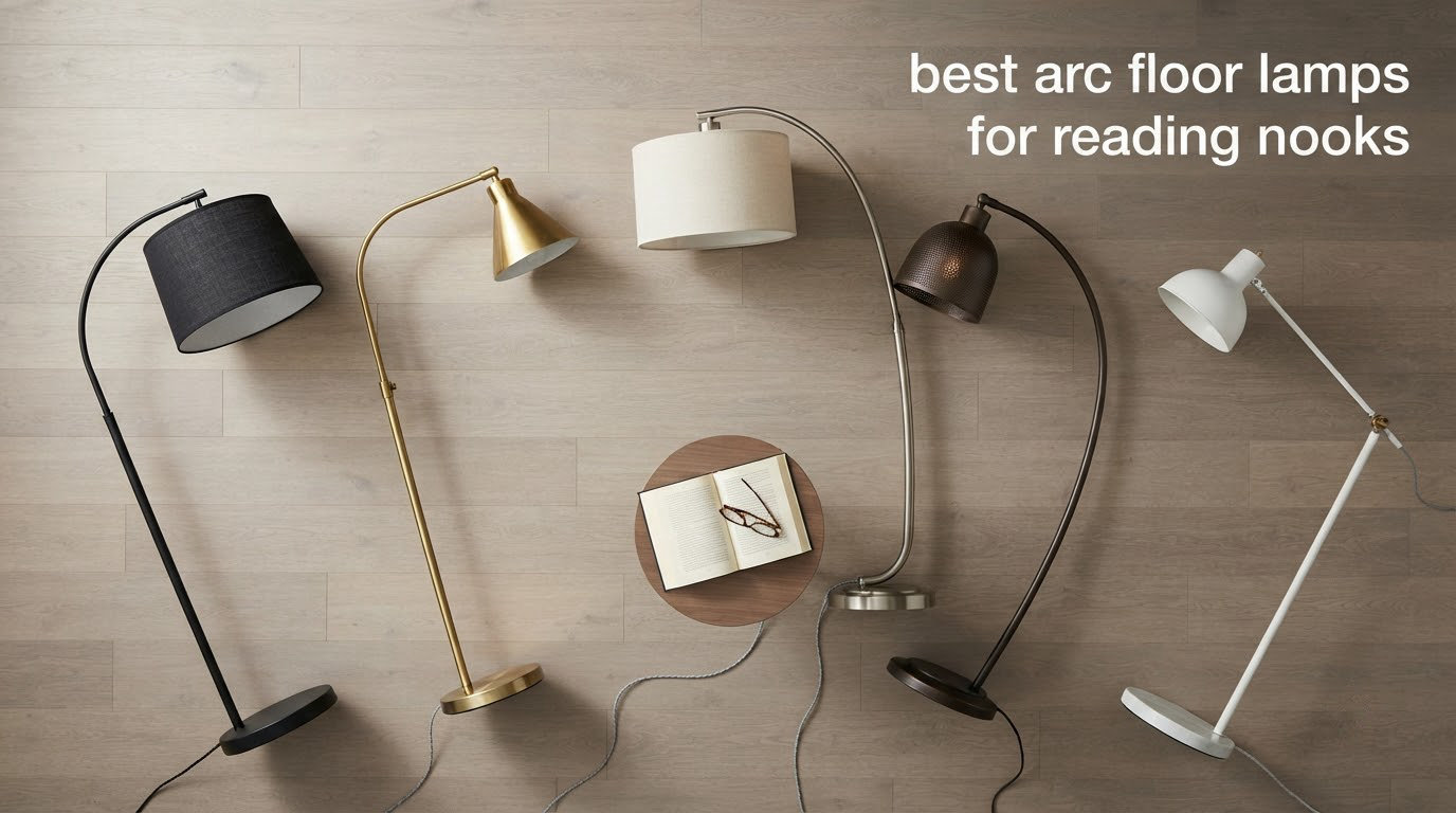 best arc floor lamps for reading nooks