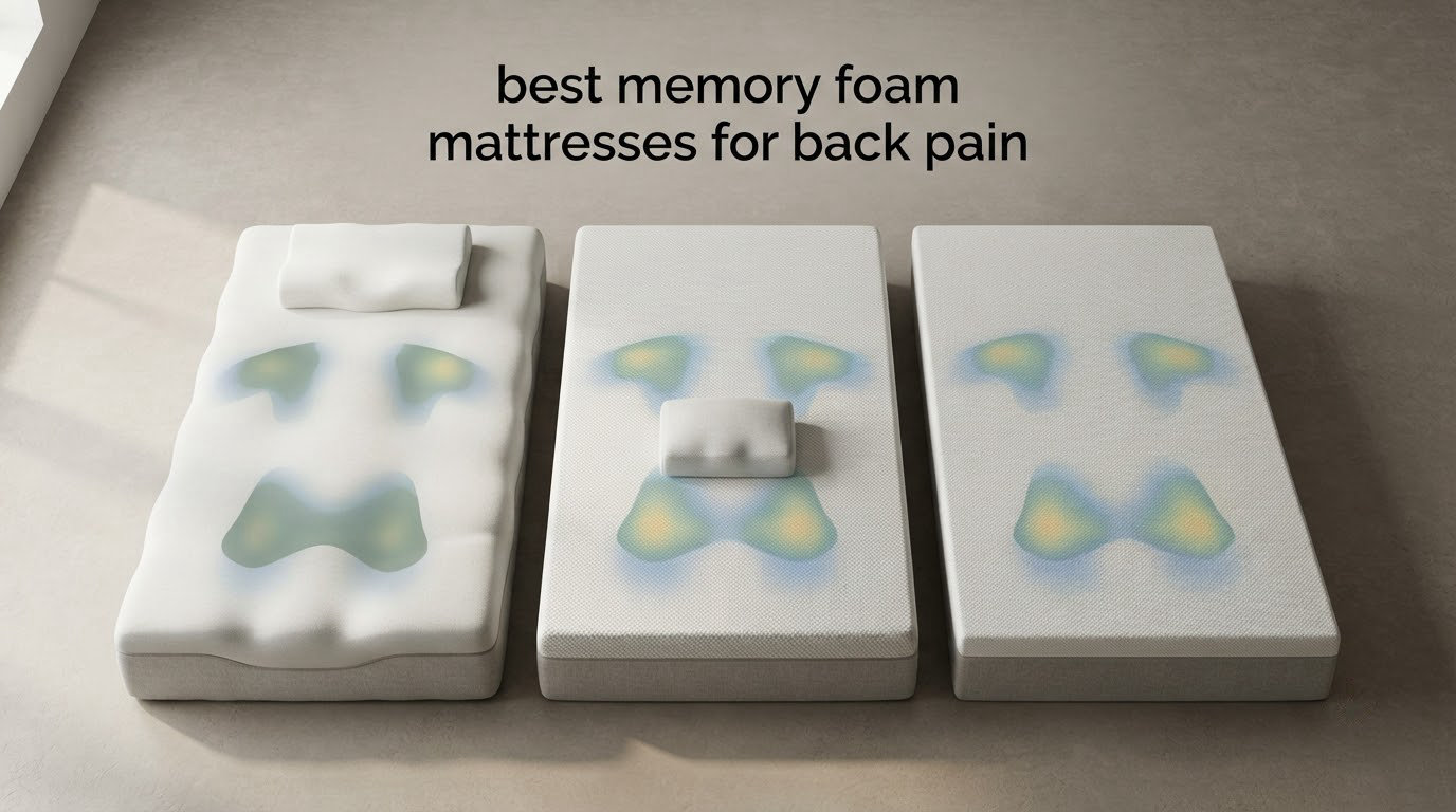 best memory foam mattresses for back pain