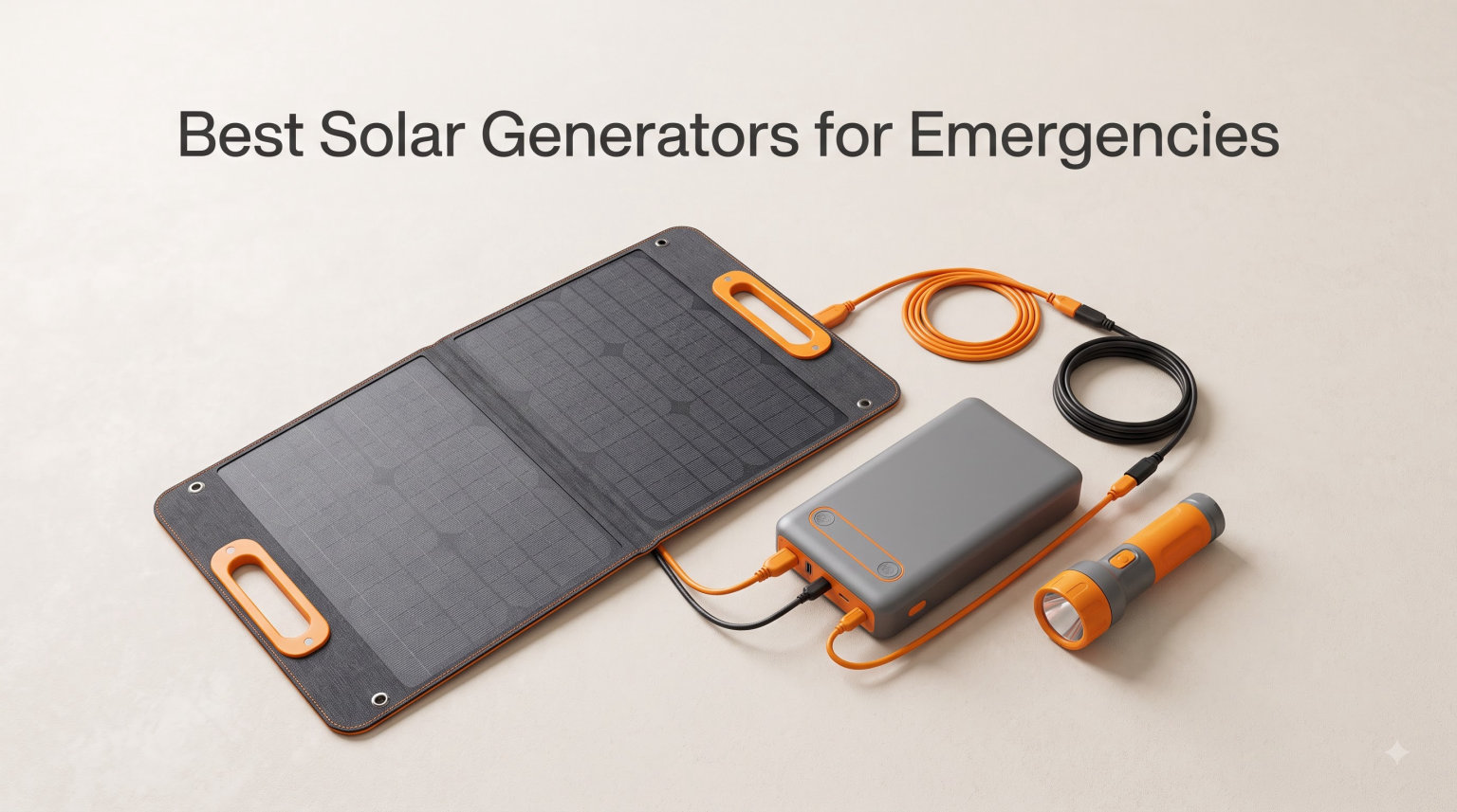 Best Solar Generators for Emergencies