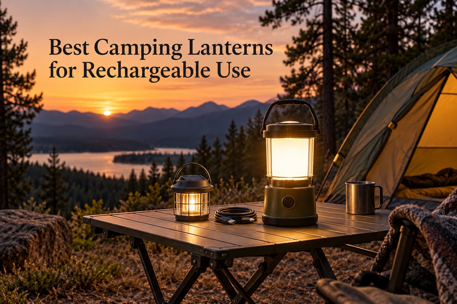 Best Camping Lanterns for Rechargeable Use