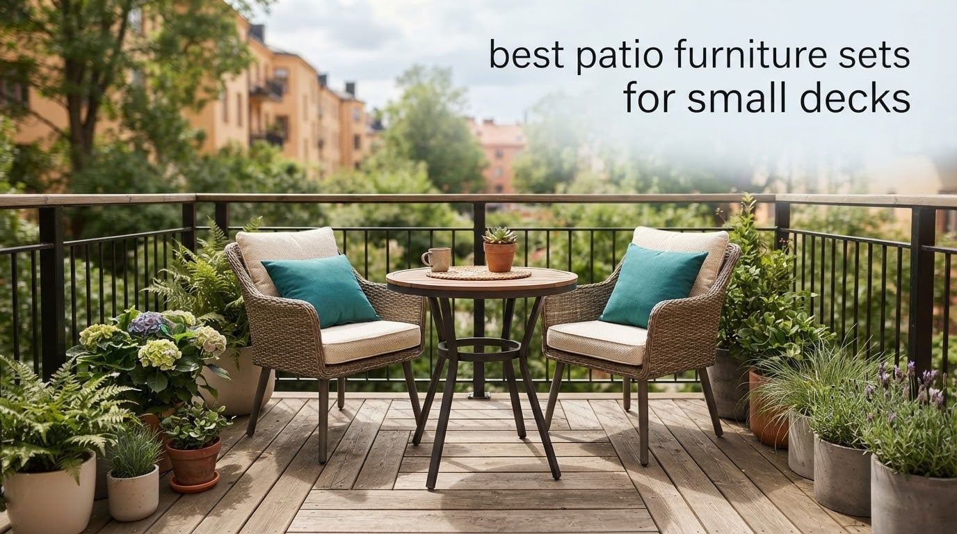 best patio furniture sets for small decks