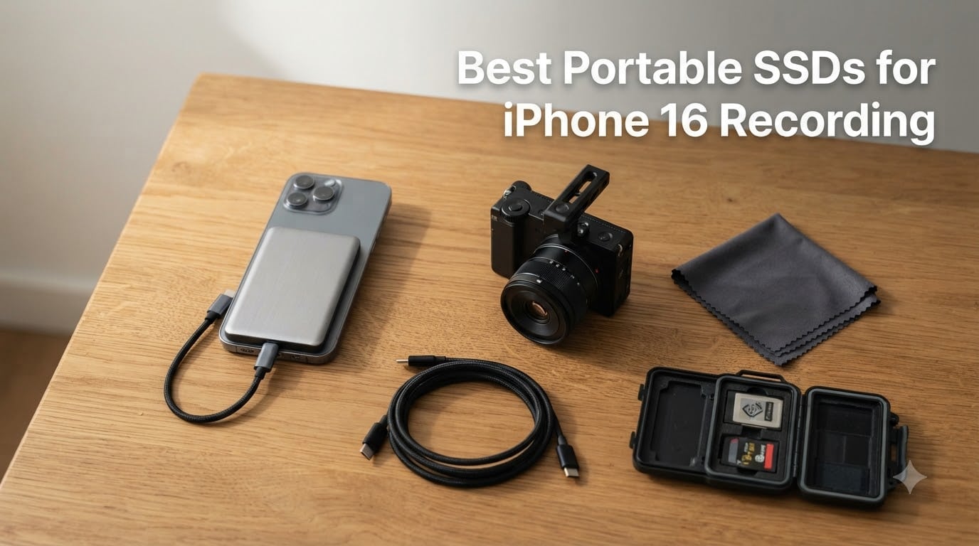 Best Portable SSDs for iPhone 16 Recording