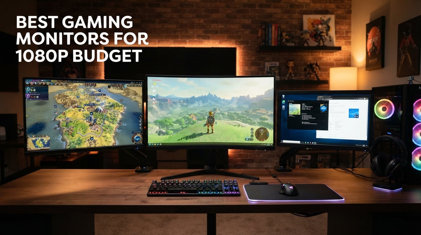 Best Gaming Monitors for 1080p Budget