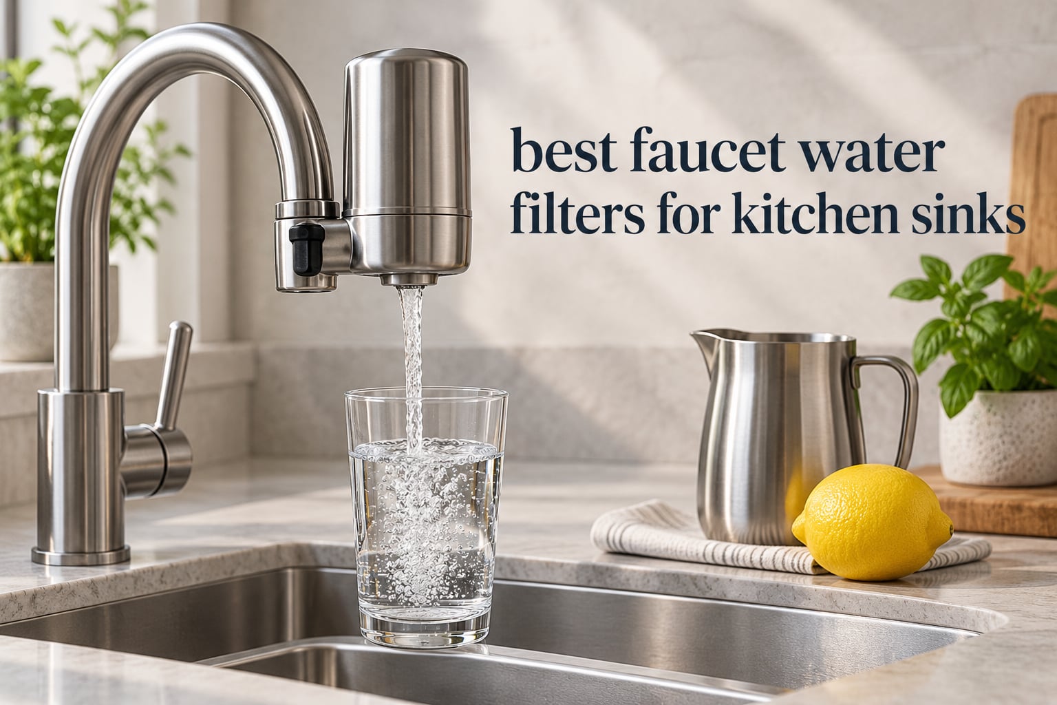 best faucet water filters for kitchen sinks