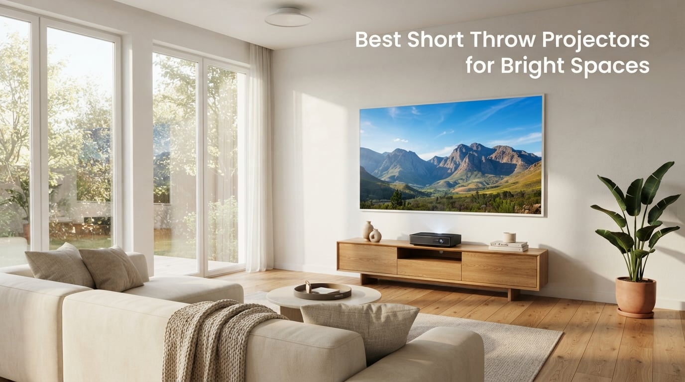 Best Short Throw Projectors for Bright Spaces