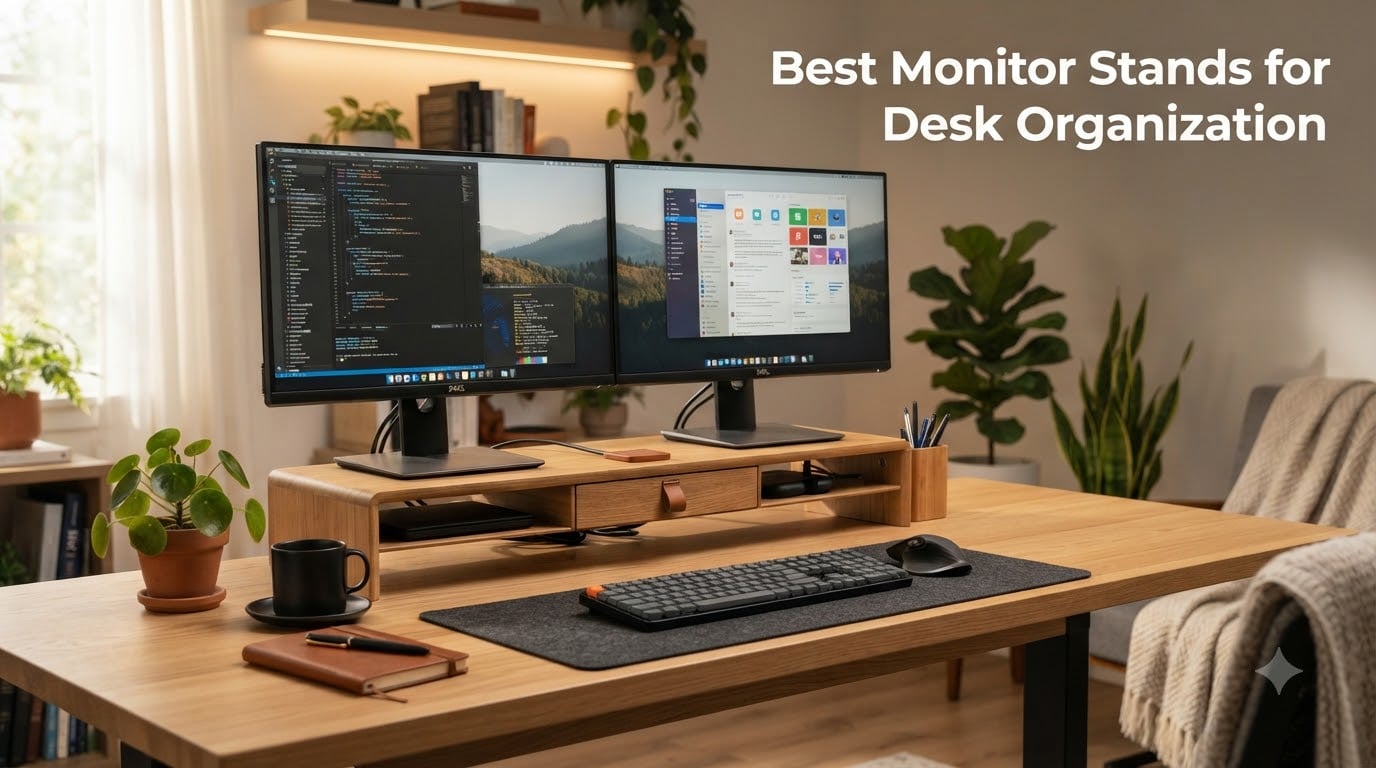 Best Monitor Stands for Desk Organization