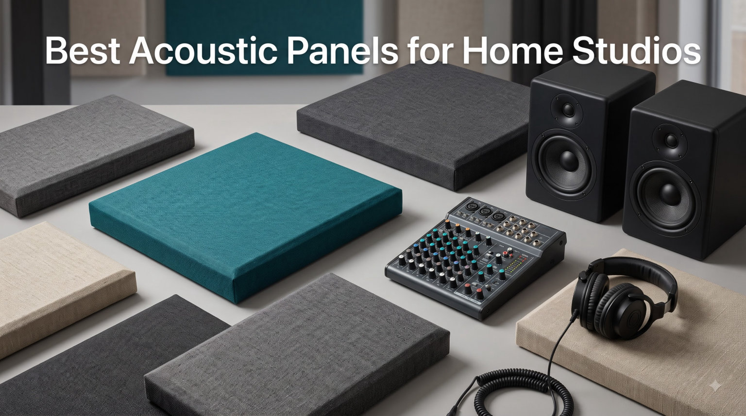 Best Acoustic Panels for Home Studios