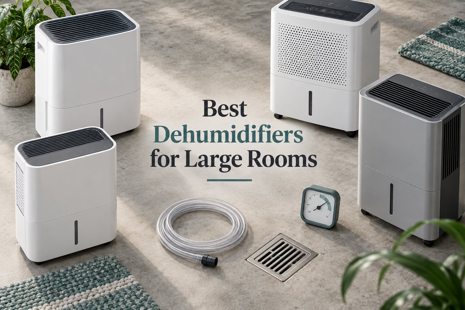 Best Dehumidifiers for Large Rooms