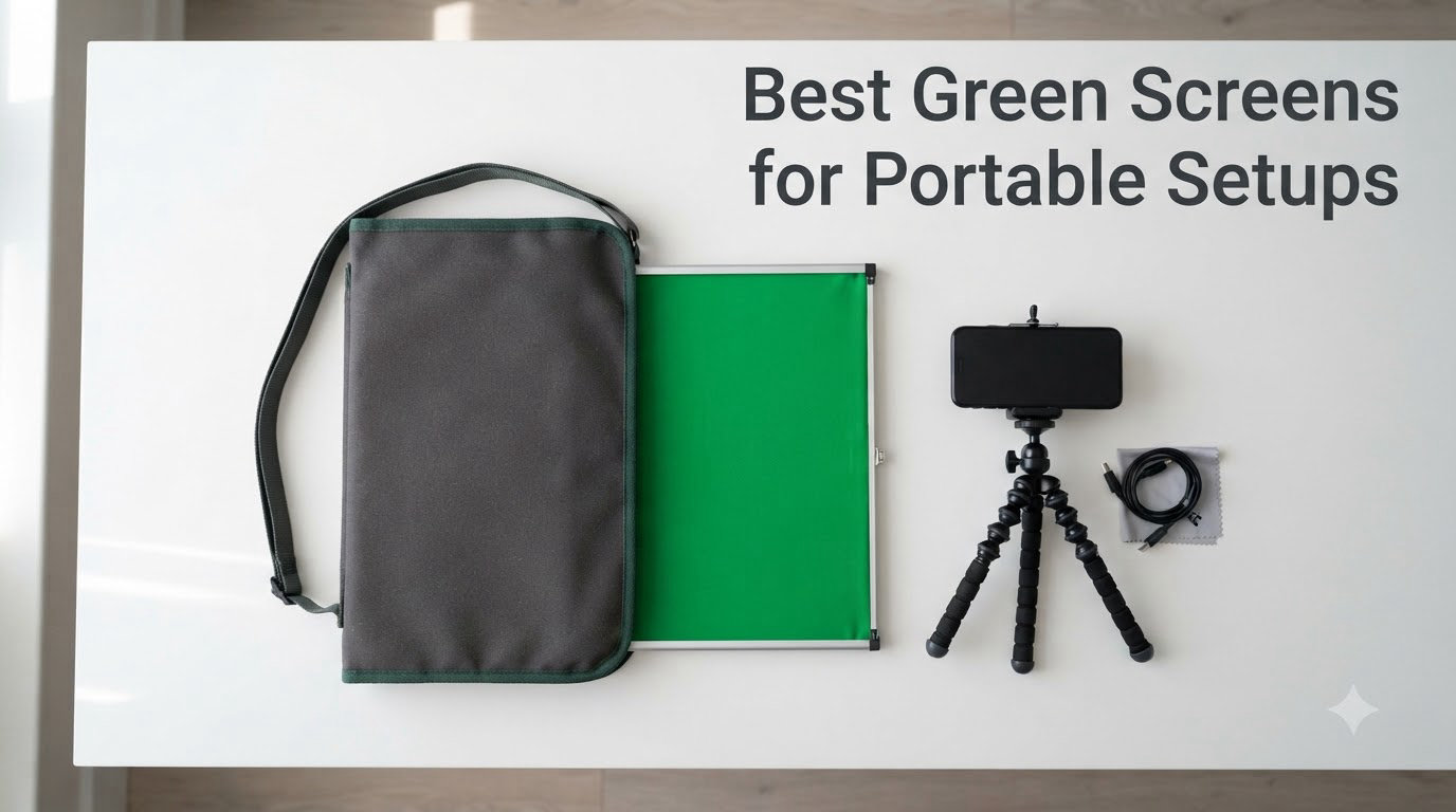 Best Green Screens for Portable Setups