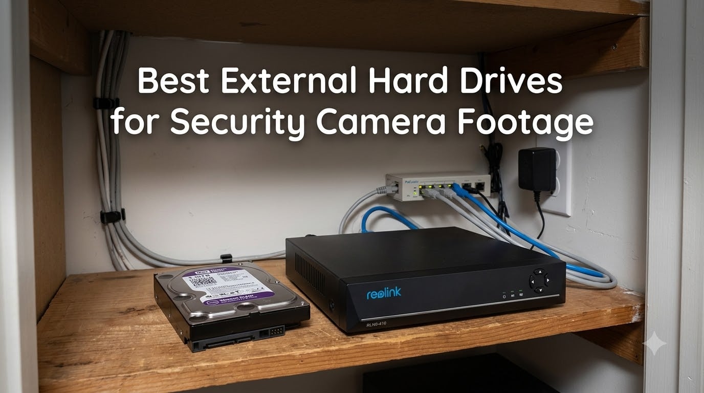 Best External Hard Drives for Security Camera Footage