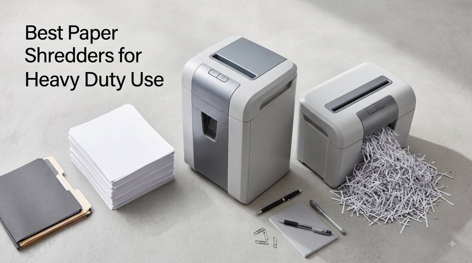 Best Paper Shredders for Heavy Duty Use