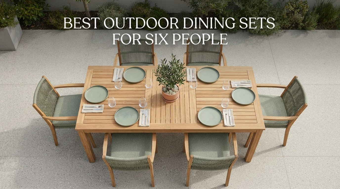 best outdoor dining sets for six people