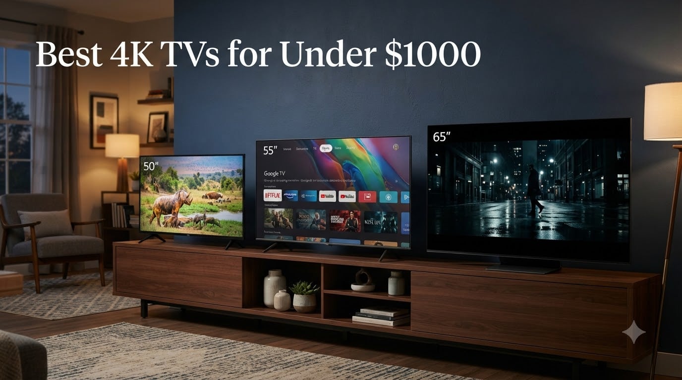 Best 4K TVs for Under $1000