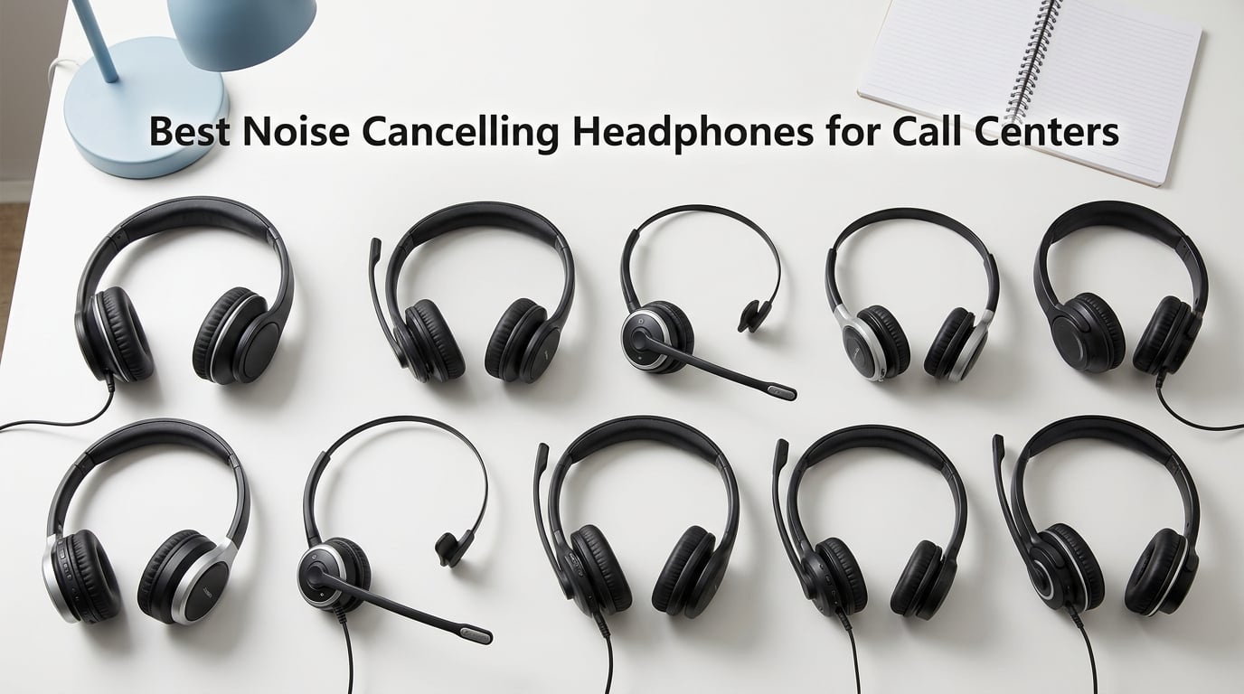 Best Noise Cancelling Headphones for Call Centers