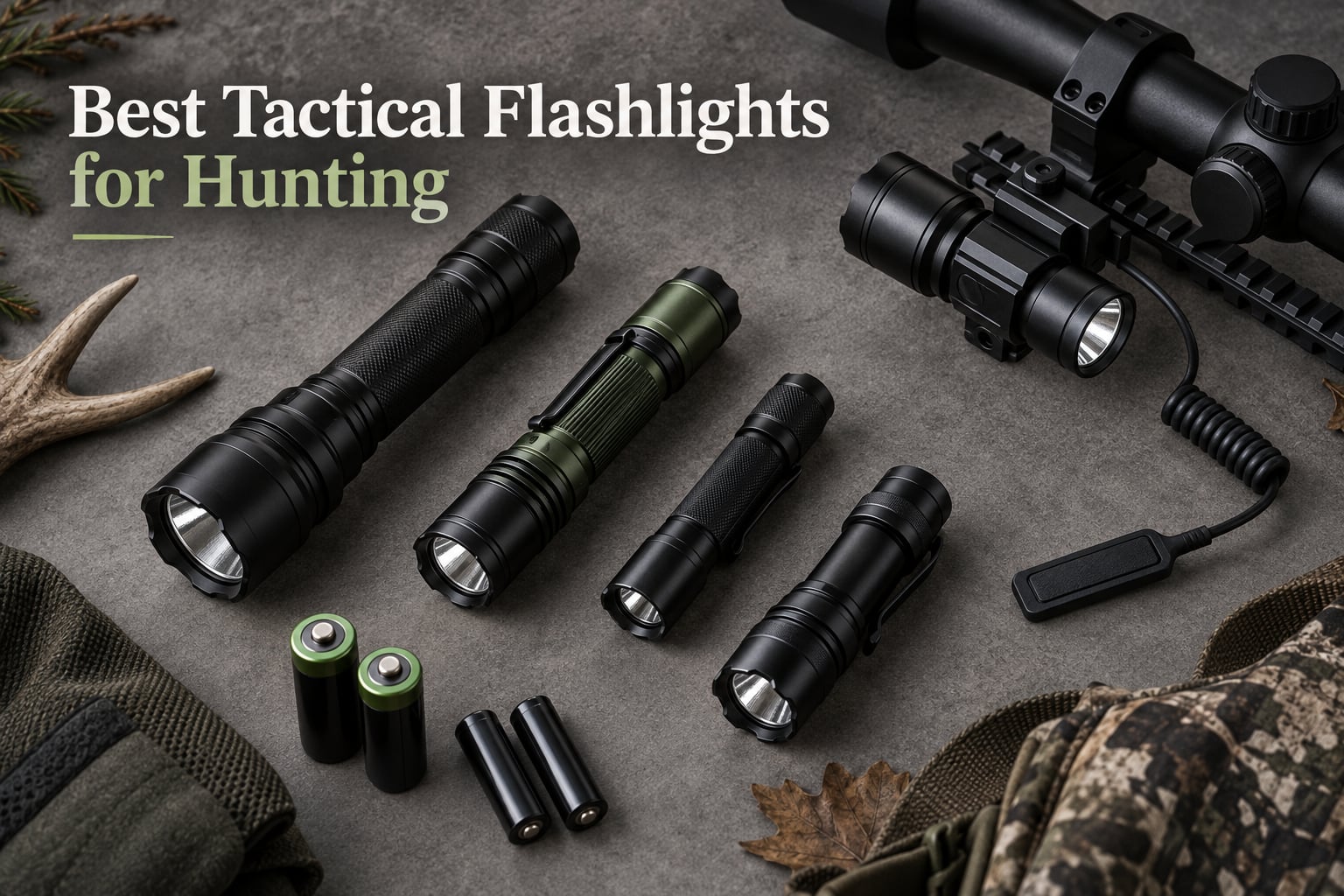 Best Tactical Flashlights for Hunting