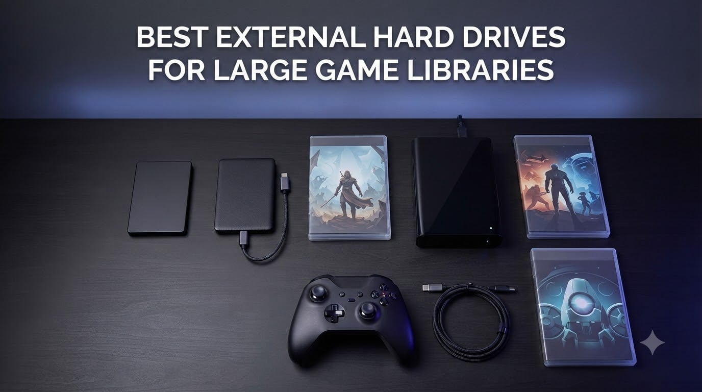 Best External Hard Drives for Large Game Libraries