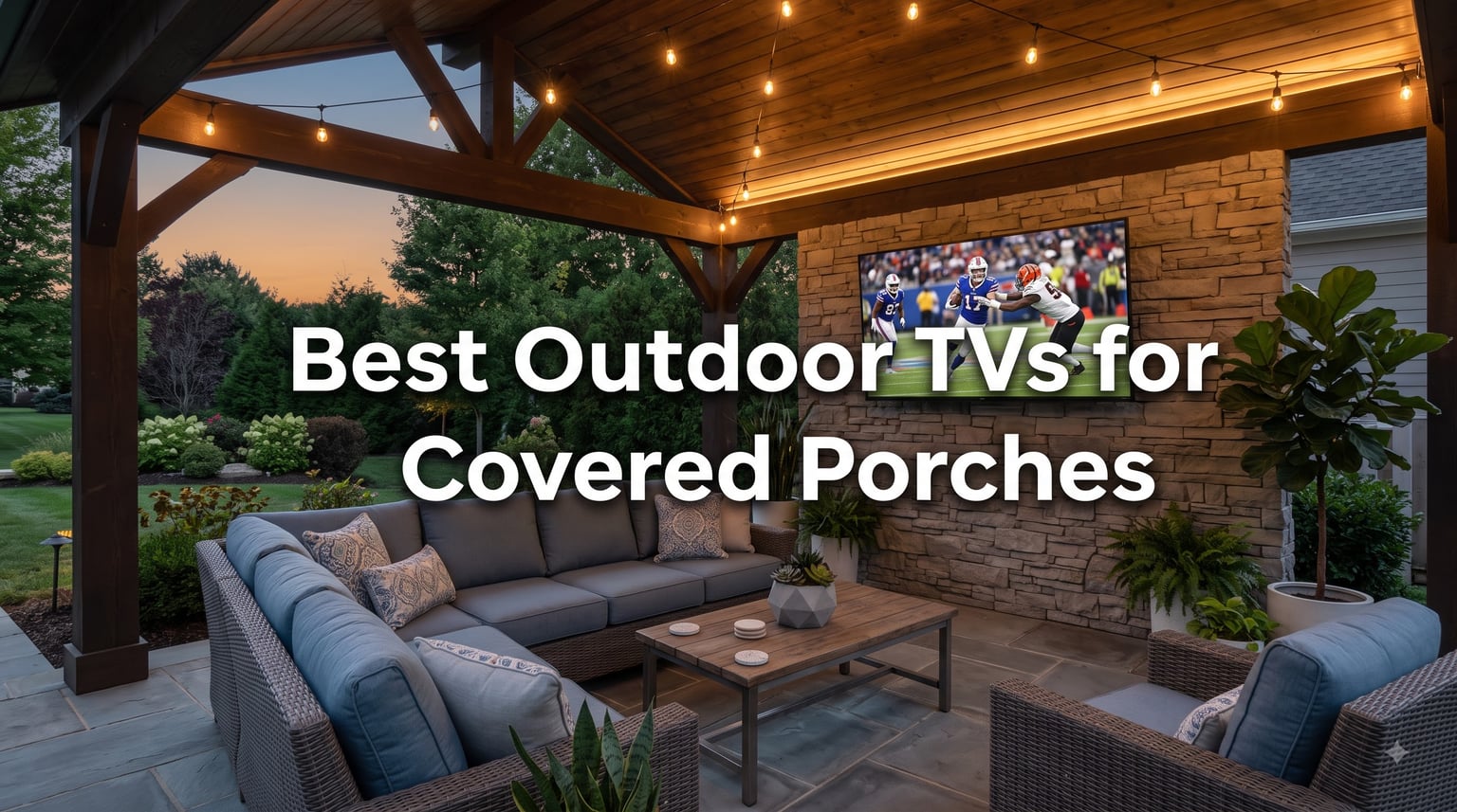 Best Outdoor TVs for Covered Porches