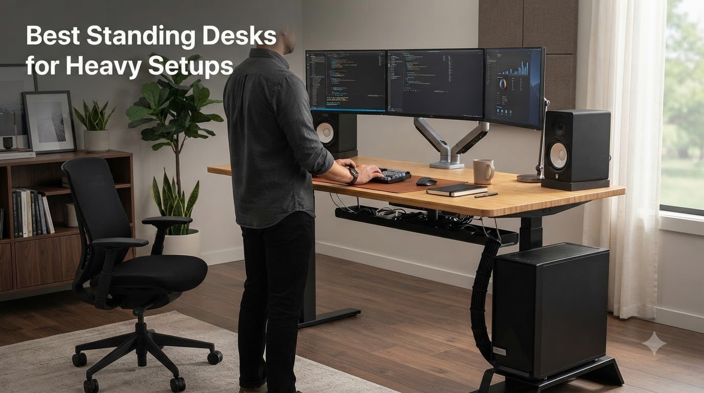 Best Standing Desks for Heavy Setups