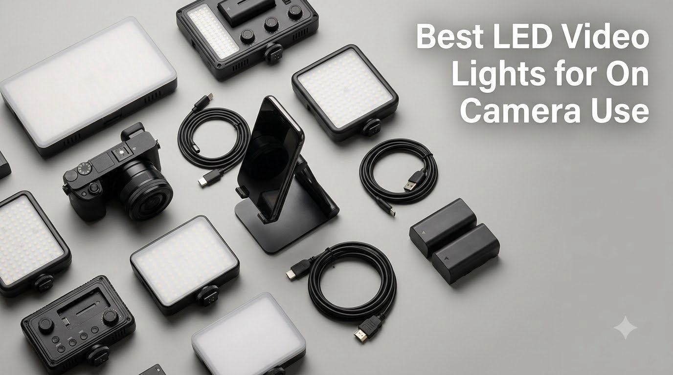 Best LED Video Lights for On Camera Use
