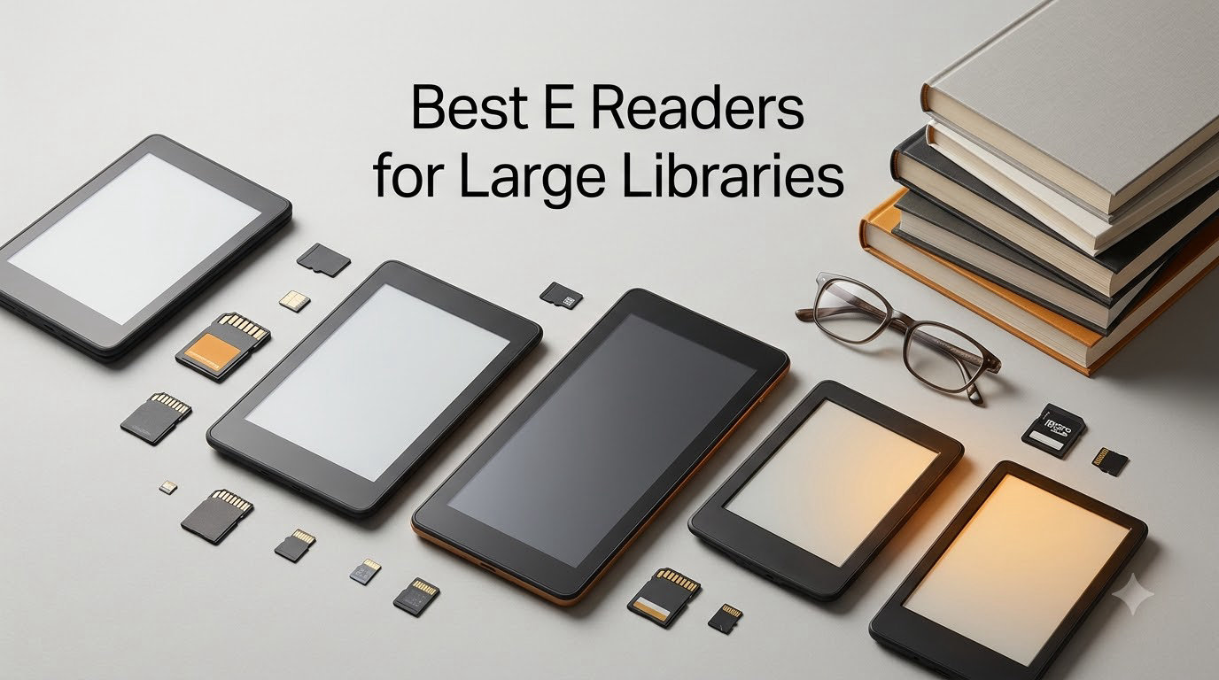 Best E Readers for Large Libraries