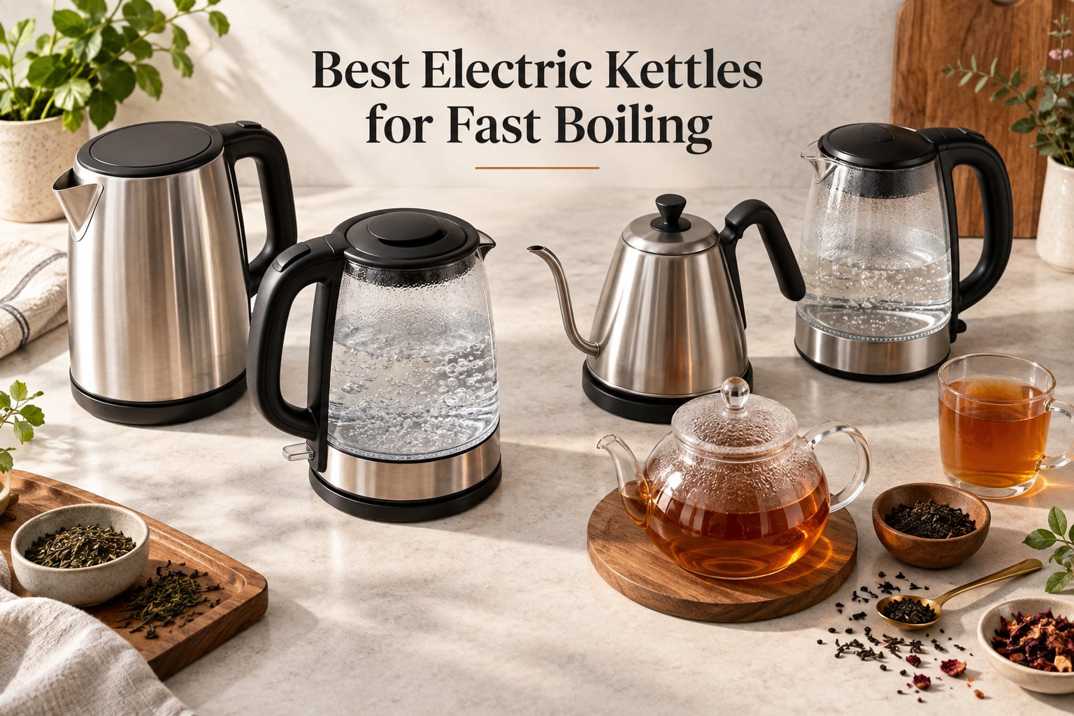 Best Electric Kettles for Fast Boiling