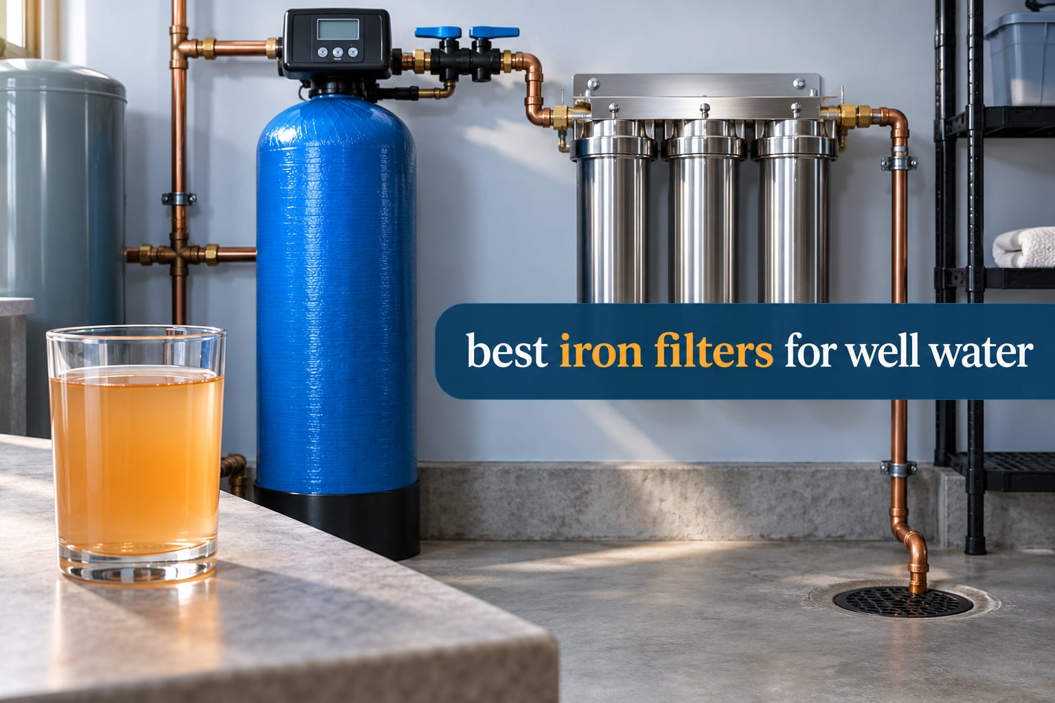 best iron filters for well water