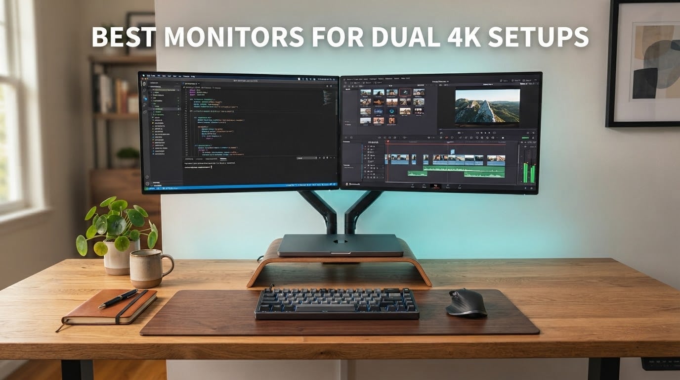 best monitors for dual 4k setups