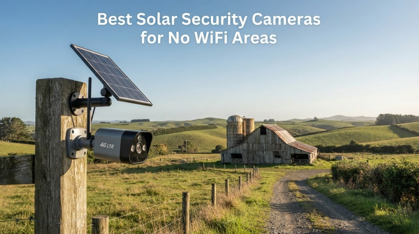 Best Solar Security Cameras for No WiFi Areas