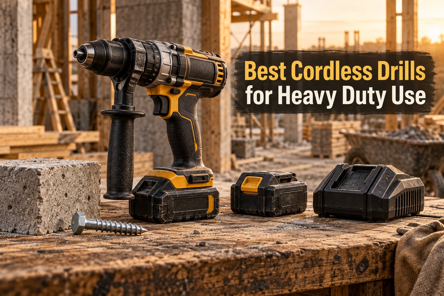 Best Cordless Drills for Heavy Duty Use