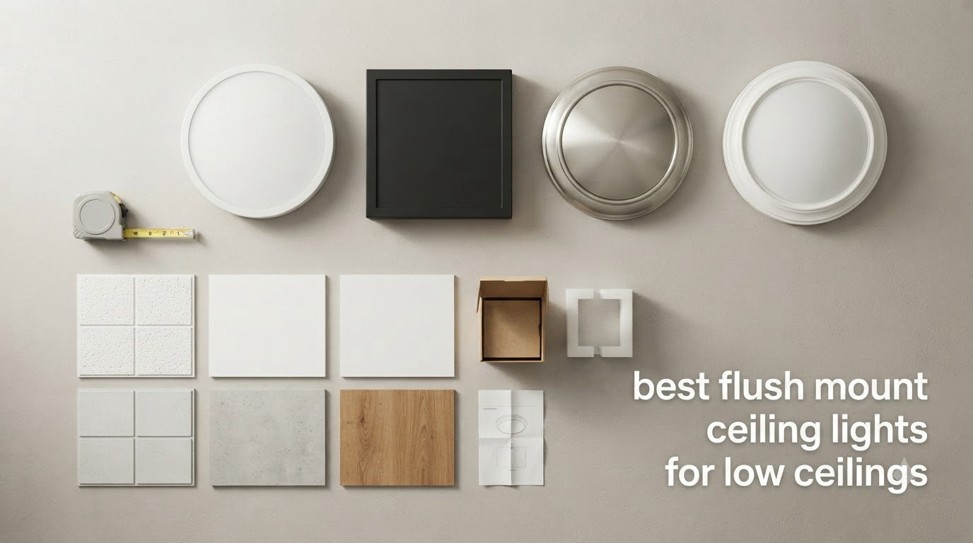 best flush mount ceiling lights for low ceilings
