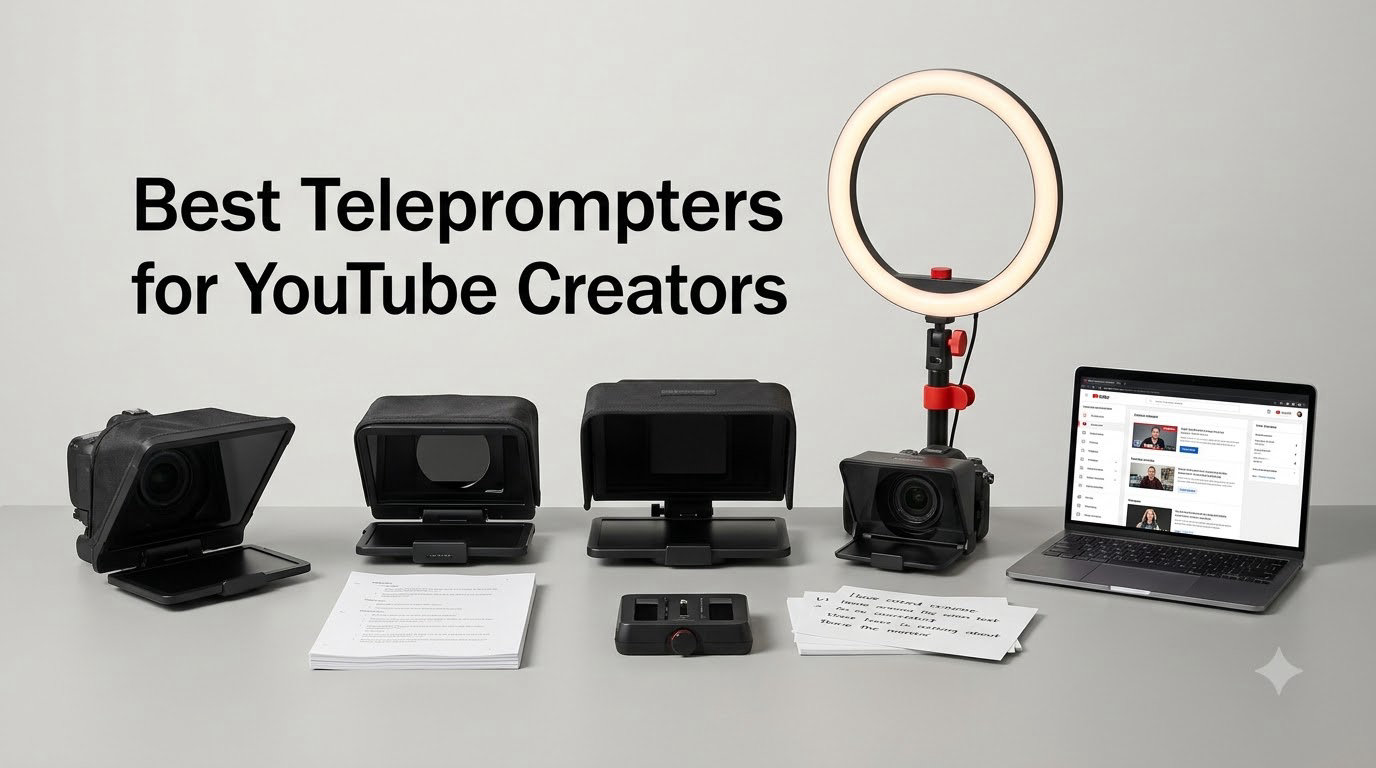Best Teleprompters for YouTube Creators
