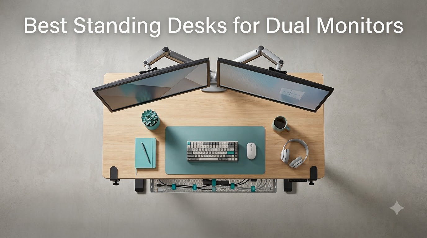 Best Standing Desks for Dual Monitors