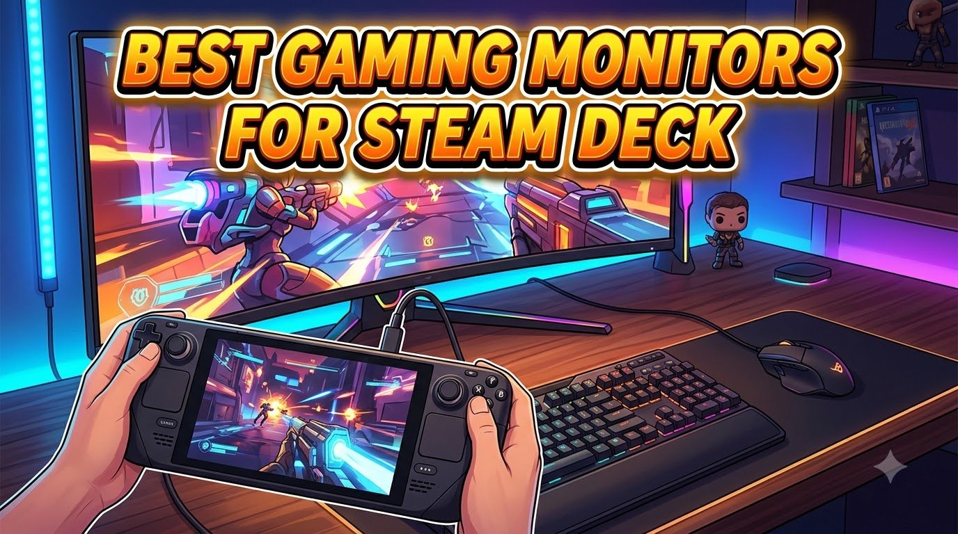 Best Gaming Monitors for Steam Deck