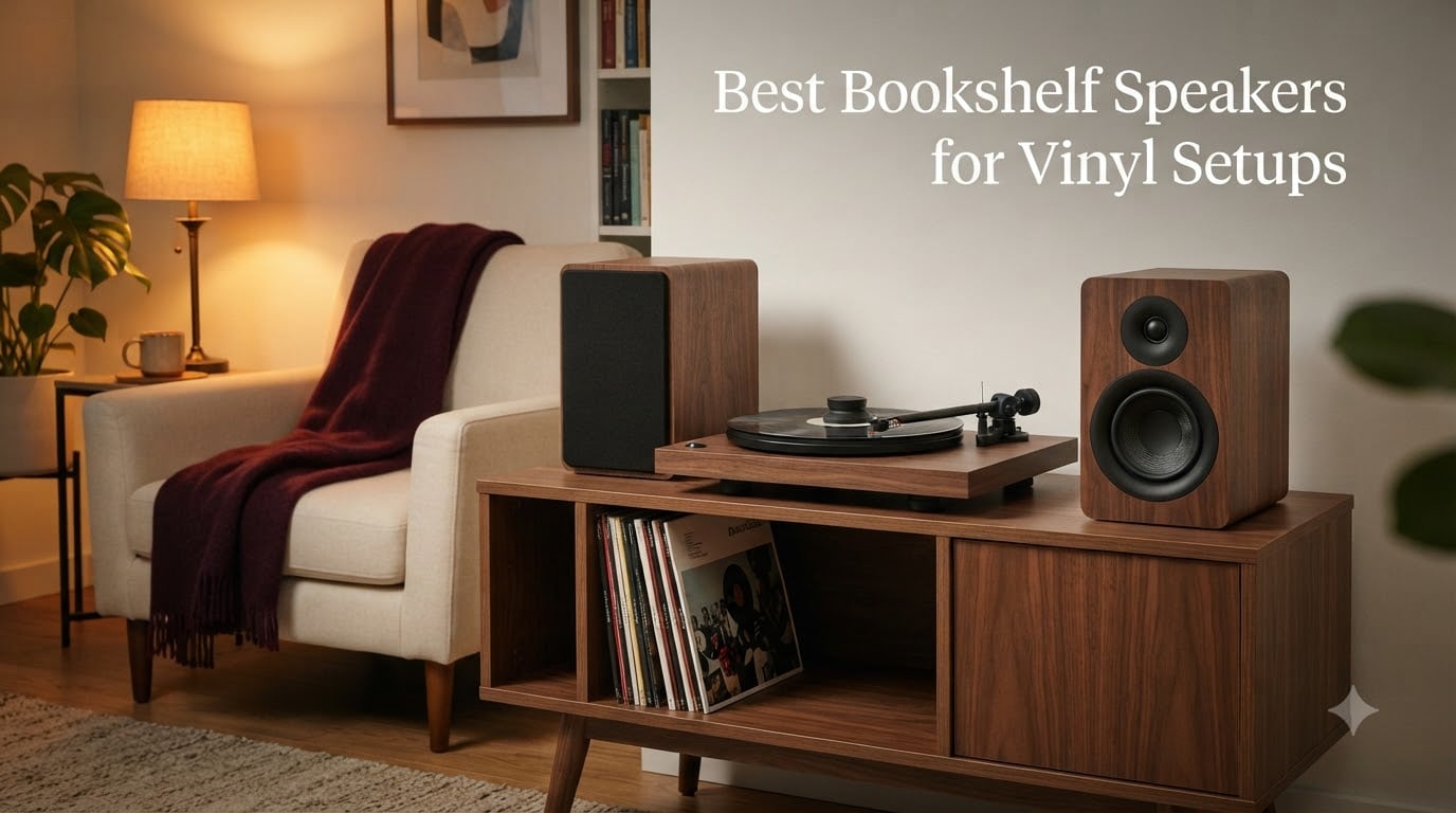 Best Bookshelf Speakers for Vinyl Setups