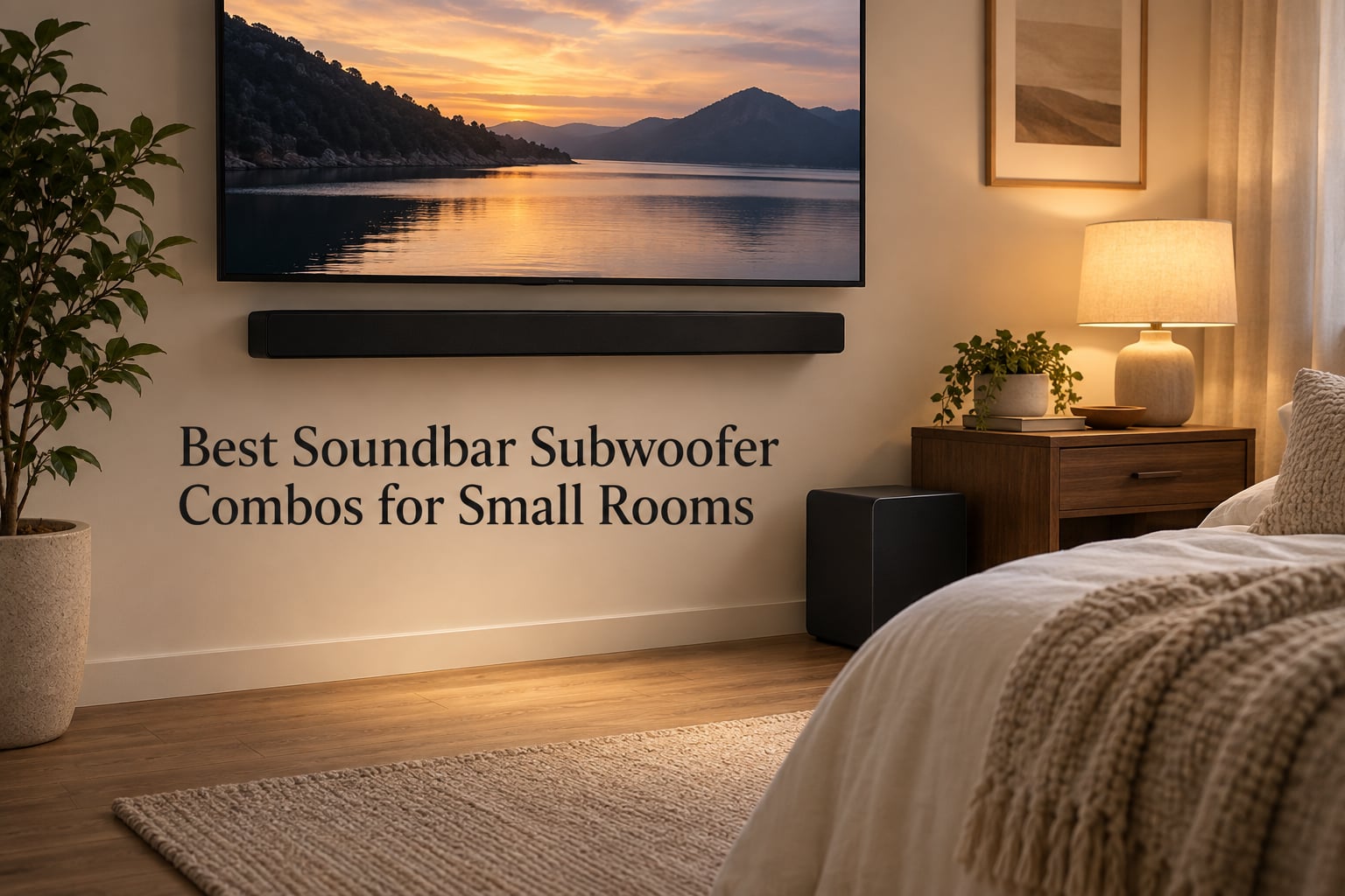 Best Soundbar Subwoofer Combos for Small Rooms