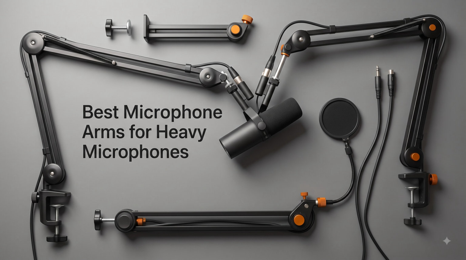 Best Microphone Arms for Heavy Microphones