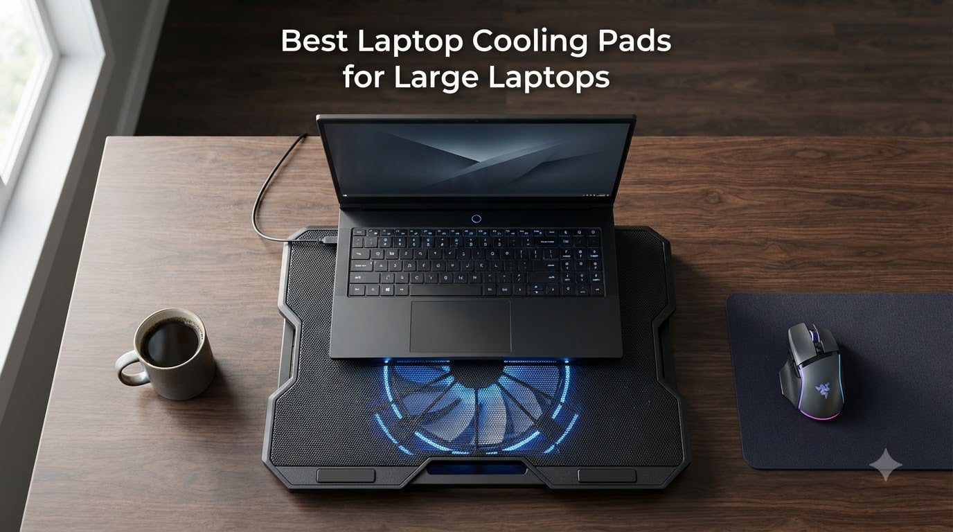 Best Laptop Cooling Pads for Large Laptops