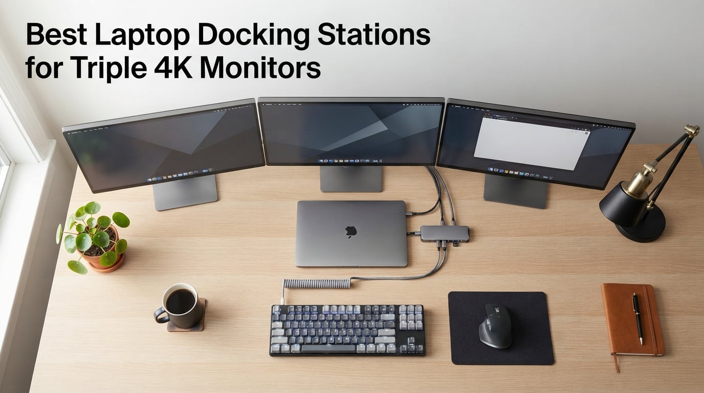 Best Laptop Docking Stations for Triple 4K Monitors