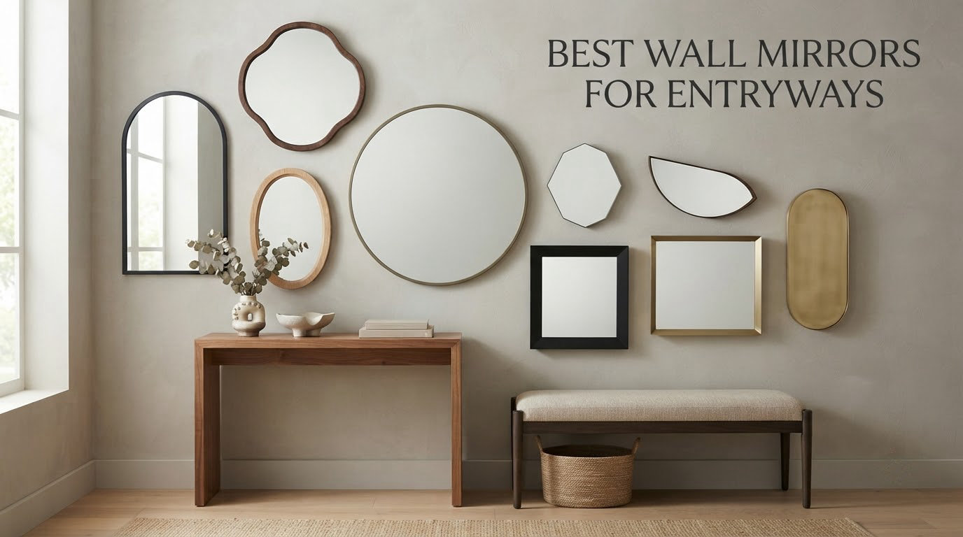 best wall mirrors for entryways