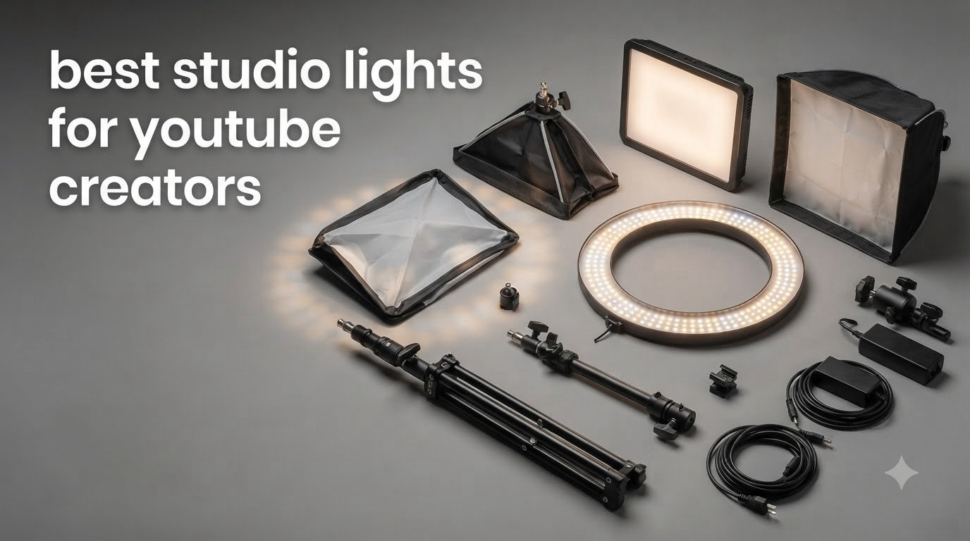 best studio lights for youtube creators