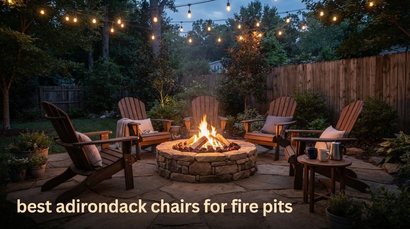best adirondack chairs for fire pits
