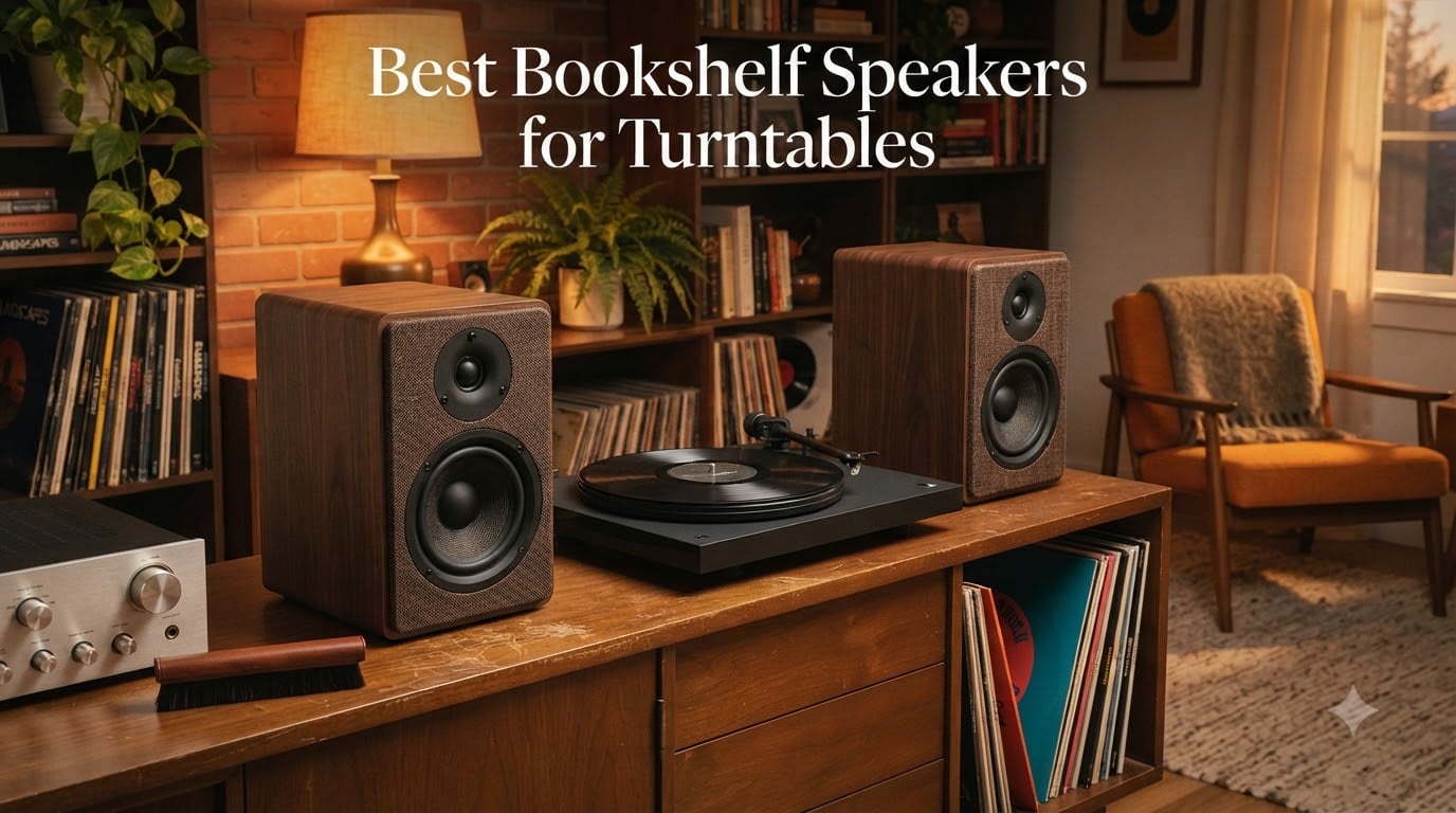 Best Bookshelf Speakers for Turntables