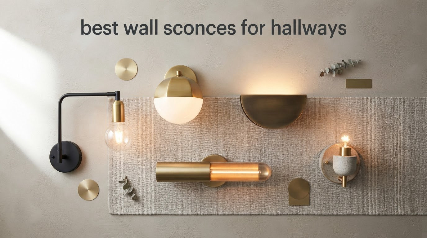 best wall sconces for hallways