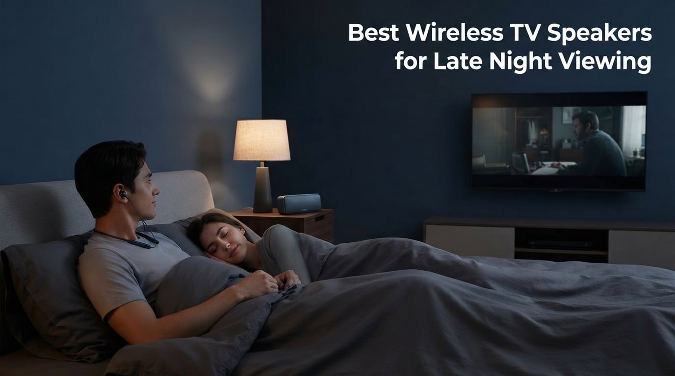 Best Wireless TV Speakers for Late Night Viewing
