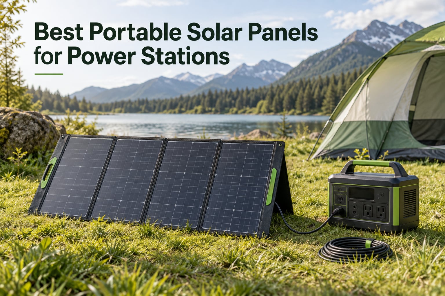 Best Portable Solar Panels for Power Stations