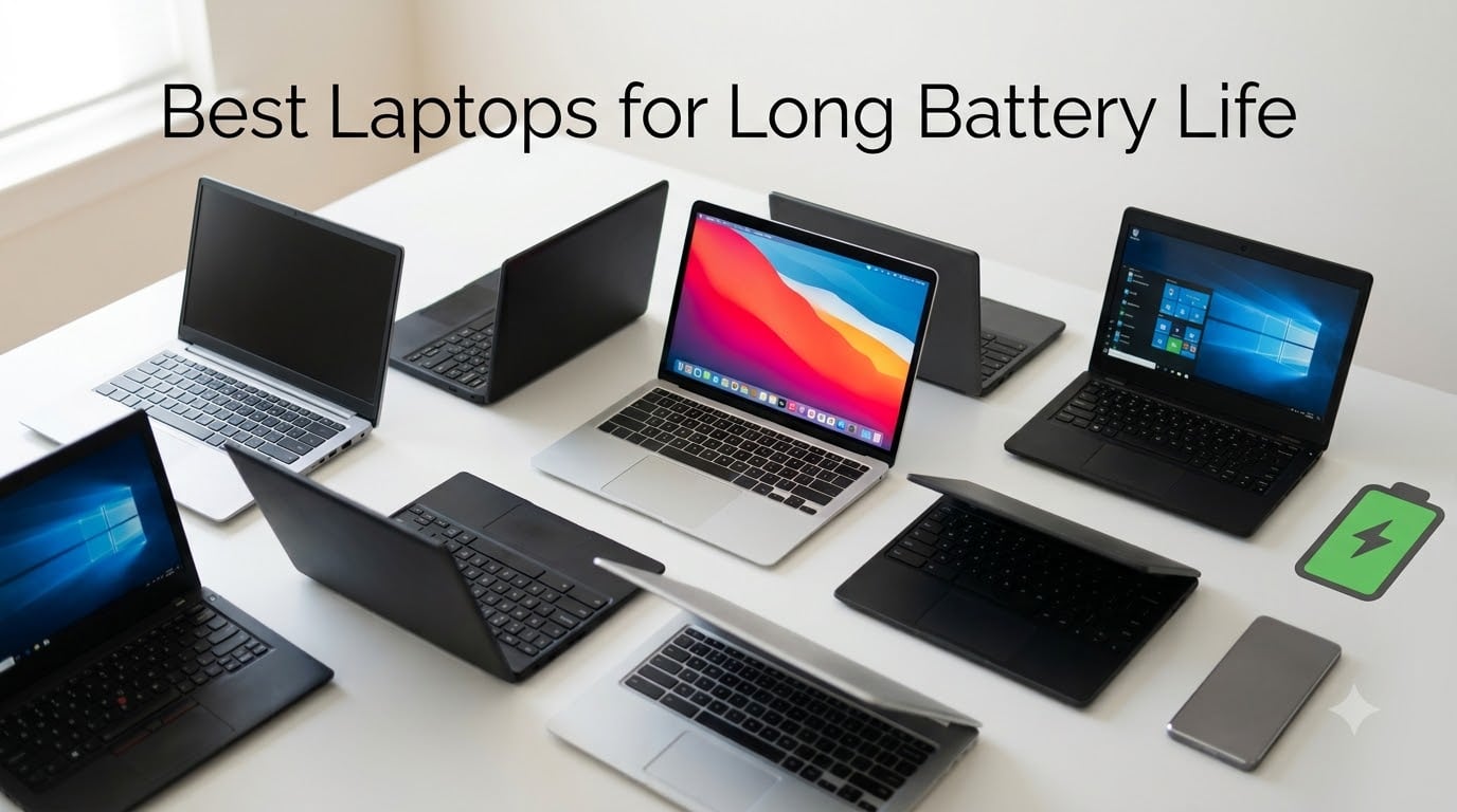 Best Laptops for Long Battery Life